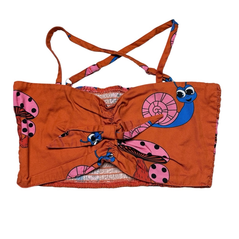 Banana Valentine Snail Bandeau Top
